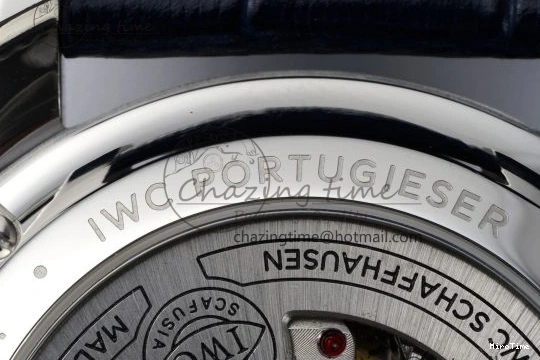 MIROTIME 0206 Portuguese Chrono IW371620 APSF 1:1 Best Edition White Blue Dial on Blue Leather Strap A MultiPurpose 7039